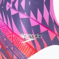 Moteriškas vientisas plaukimo kostiumas Speedo Placement Digital Vback balance blend/hapuna blue 3