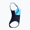 Moteriškas vientisas maudymosi kostiumėlis Speedo Shaping Contour Eclipse Printed true navy/berry 4