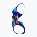 Moteriškas vientisas maudymosi kostiumėlis Speedo Allover Digital Leaderback lava blur/speedo black 4