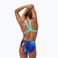 Moteriškas vientisas maudymosi kostiumėlis Speedo Allover Digital Leaderback lava blur/speedo black 5