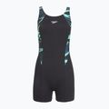 Moteriškas vientisas maudymosi kostiumėlis Speedo HyperBoom Splice Legsuit dark teal