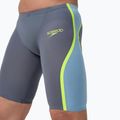 Vyriški plaukimo šortai Speedo Fastskin LZR Intent 2.0 Jammer pilka lead/acadia mėlyna/hiper geltona 5