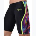 Vyrų plaukimo šortai Speedo Fastskin LZR Intent 2.0 Jammer black/molten blur/hyper yellow 5