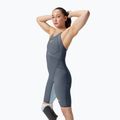 Moteriškas startinis kostiumas Speedo Fastskin LZR Pure Valor 2.0 Closedback Kneeskin grey lead / acadia blue / mainline 4