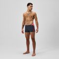 Vyriškos plaukimo trumpikės Speedo Hyper Boom Splice pilka lead/neon koralas 2
