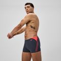 Vyriškos plaukimo trumpikės Speedo Hyper Boom Splice pilka lead/neon koralas 4