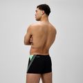 Vyriškos plaukimo trumpikės Speedo Hyper Boom Splice juoda/žalia alfalfa 3
