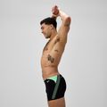 Vyriškos plaukimo trumpikės Speedo Hyper Boom Splice juoda/žalia alfalfa 4