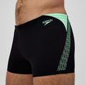 Vyriškos plaukimo trumpikės Speedo Hyper Boom Splice juoda/žalia alfalfa 5