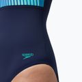 Moteriškas vientisas maudymosi kostiumėlis Speedo Shaping Contour Eclipse Printed turquoise gem 6