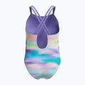 Vaikiškas vientisas maudymosi kostiumėlis Speedo Printed Twinstrap purple fog 2