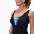 Moteriškas vientisas maudymosi kostiumėlis Speedo Shaping Printed OpusGem indigo glow 5