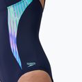 Moteriškas vientisas maudymosi kostiumėlis Speedo Shaping Printed LunaElustre One Piece turquoise gem 6