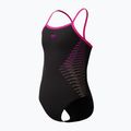 Vaikiškas vienos dalies plaukimo kostiumėlis Speedo Platisol Placement Thinstrap Muscleback flare rožinis 3