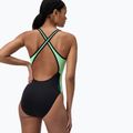 Moteriškas vientisas maudymosi kostiumėlis Speedo High Neck Splice Cross Back turkio spalvos akmuo 3