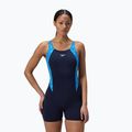 Moteriškas vientisas maudymosi kostiumėlis Speedo HyperBoom Splice Legsuit lagoon blue/celeste