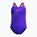 Vaikiškas vienos dalies plaukimo kostiumėlis Speedo Medley Logo Medalist indigo glow