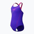 Vaikiškas vienos dalies plaukimo kostiumėlis Speedo Medley Logo Medalist indigo glow 3