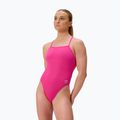 Moteriškas vientisas maudymosi kostiumėlis Speedo FL Solid V-Back flare pink