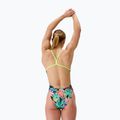 Moteriškas vientisas maudymosi kostiumėlis Speedo FL Printed V-Back tropicana/black 2