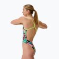 Moteriškas vientisas maudymosi kostiumėlis Speedo FL Printed V-Back tropicana/black 3
