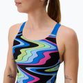 Moteriškas vientisas maudymosi kostiumėlis Speedo FL Printed Leaderback ripple melody/lagoon blue 4