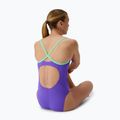 Moteriškas vientisas maudymosi kostiumėlis Speedo FL Solid Flyback 2.0 indigo glow/alfalfa green 2