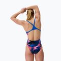 Moteriškas vienos dalies plaukimo kostiumas Speedo FL Printed Turnback electro static/lagoon blue 2