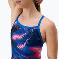 Moteriškas vienos dalies plaukimo kostiumas Speedo FL Printed Turnback electro static/lagoon blue 4