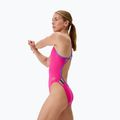 Moteriškas vientisas plaukimo kostiumas Speedo FL Solid Tri Back flare pink/indigo glow 3