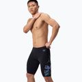 Speedo vyriški plaukimo marškinėliai ML Printed Side Spliced gloral glitch/black 4