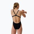 Moteriškas vientisas maudymosi kostiumėlis Speedo Printed Active Back juodas 2
