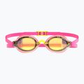Plaukimo akiniai Speedo Fastskin Speedsocket 2 Mirror neon melon/vermillion/gold mirror 2