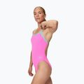 Moteriškas vientisas plaukimo kostiumėlis Speedo FL Solid V-Back 2.0 neon flamingo 3