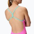 Moteriškas vientisas plaukimo kostiumėlis Speedo FL Solid V-Back 2.0 neon flamingo 4