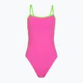 Moteriškas vientisas plaukimo kostiumėlis Speedo Solid Tri neon flamingo