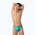 Vyriškos maudymosi trumpikės Speedo Printed Brief sunset grove/green