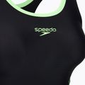 Moteriškas dviejų dalių maudymosi kostiumėlis Speedo Placement Raceback 2pc anthracite/clover 5