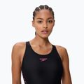 Moteriškas vientisas maudymosi kostiumėlis Speedo Placement Muscleback anthracite/clover 4