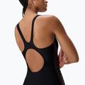 Moteriškas vientisas maudymosi kostiumėlis Speedo Placement Muscleback anthracite/clover 5