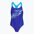 Vaikiškas vientisas maudymosi kostiumėlis Speedo Medley Logo Medalist sapphire/mayan blue