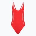 Moteriškas vientisas plaukimo kostiumėlis Speedo Texture Bound Scoop high risk red/bright white