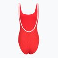 Moteriškas vientisas plaukimo kostiumėlis Speedo Texture Bound Scoop high risk red/bright white 2