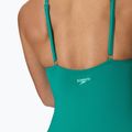 Moteriškas vientisas plaukimo kostiumėlis Speedo Solid V-Neck peacock teal 5