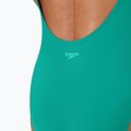 Moteriškas vientisas plaukimo kostiumėlis Speedo Solid High Neck peacock teal 5