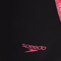 Moteriškas vientisas maudymosi kostiumėlis Speedo Shaping LunaLustre Printed anthracite/ruby 3