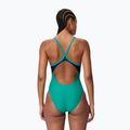 Moteriškas vientisas plaukimo kostiumėlis Speedo Solid Racerback peacock teal/peacoat 2