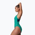 Moteriškas vientisas plaukimo kostiumėlis Speedo Solid Racerback peacock teal/peacoat 3