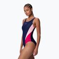 Moteriškas vientisas maudymosi kostiumėlis Speedo Colourblock 2.0 peacoat/pink 3