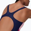 Moteriškas vientisas maudymosi kostiumėlis Speedo Colourblock 2.0 peacoat/pink 5